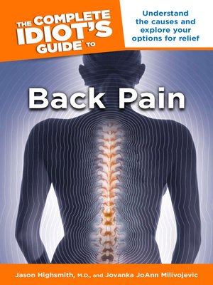 cover image of The Complete Idiot's Guide to Back Pain